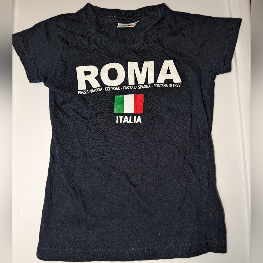 Boys 5/6 Roma Italian tshirt